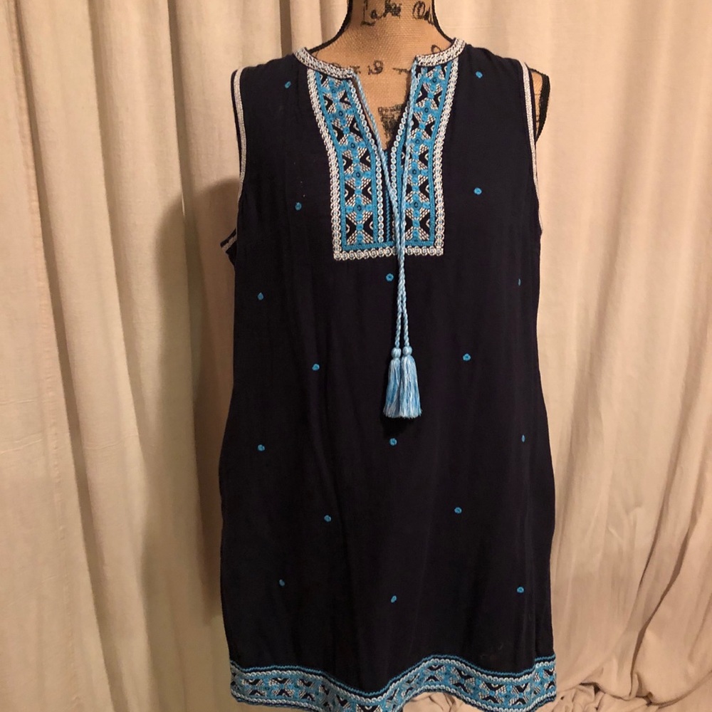 Navy dress by crown & ivy Size 12